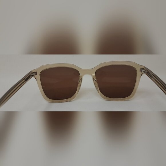 Saint Laurent Womens Sunglasses Transparent Lt Brown Square SL 457 004 53-20-145 - Picture 14 of 14
